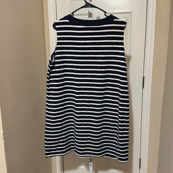 Boden Navy and White Striped Dress - Picture 5 of 5